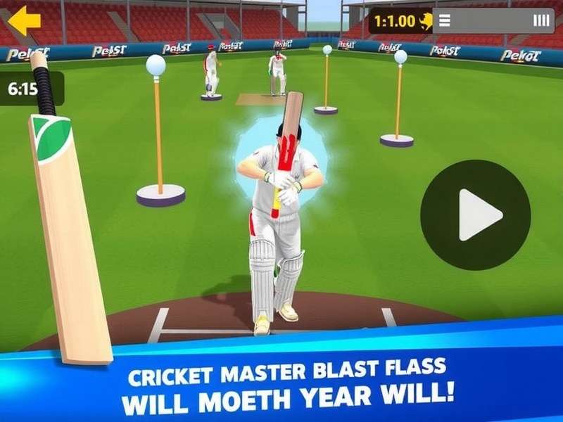 Cricket Master Blast Gameplay Screenshot